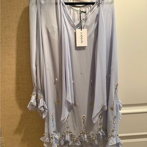 Lanvin Light Blue Embellished Women's dress. Size 10. New with tags